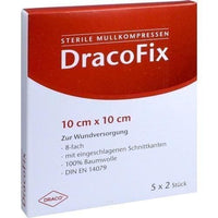 DRACOFIX PEEL compresses 10x10 cm sterile wound care UK