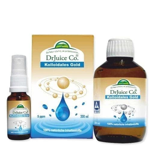 DRJUICE colloidal gold spray, colloidal gold spiritual benefits UK