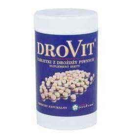 Drovit BREWER'S YEAST TABLETS 0,34g x 200 pieces UK