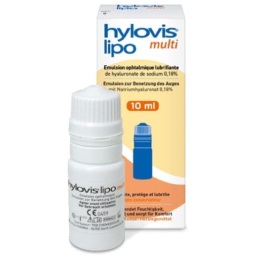 Dry eyes, dry eye, HYLOVIS lipo multi eye drops UK