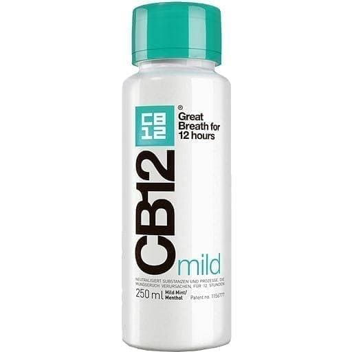 DRY MOUTH, bad breath, CB12 mild mouth rinse UK