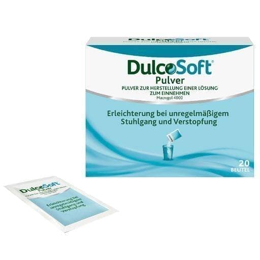 DULCOSOFT powder 20X10 g hard stool Constipation UK