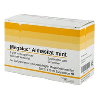 Duodenal ulcers, - heartburn, MEGALAC Almasilate Mint Suspension UK