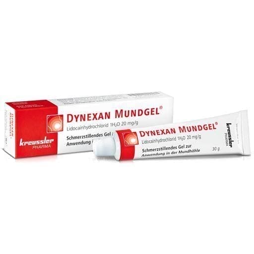 DYNEXAN oral gel 30 g Lidocaine hydrochloride UK