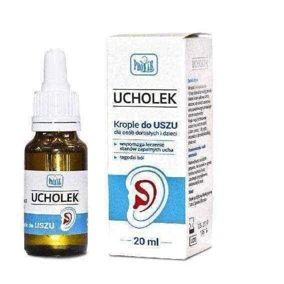 Ear infection drops Ucholek 20ml, inner ear infection UK