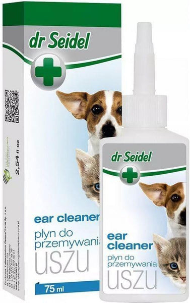 Ear wash for dogs, ear wash cats, Dr Seidel UK