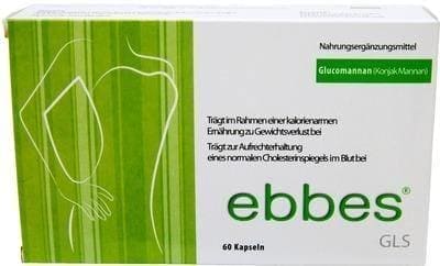 EBBES GLS capsules 60 pcs fiber glucomannan, weight loss pills UK