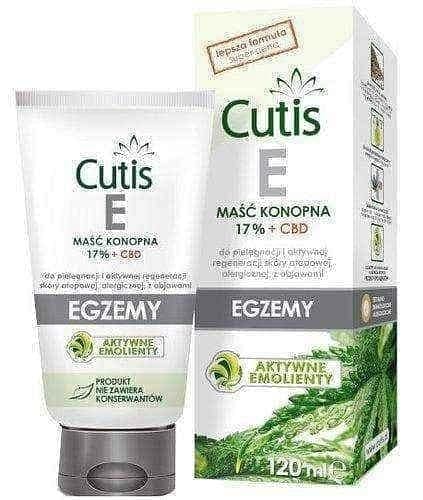 Eczema ointment hemp CUTIS E - 17% + CBD UK