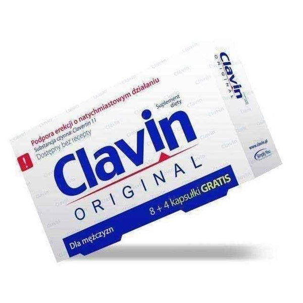 Ed pills Clavin x 8 capsules capsules + 4 Free, erectile dysfunction UK
