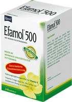 EFAMOL 500, evening primrose oil, vitamin E (alpha tocopheryl acetate) UK