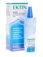 Ektin eye drops, hyaluronic acid, seasonal and perennial allergic conjunctivitis UK