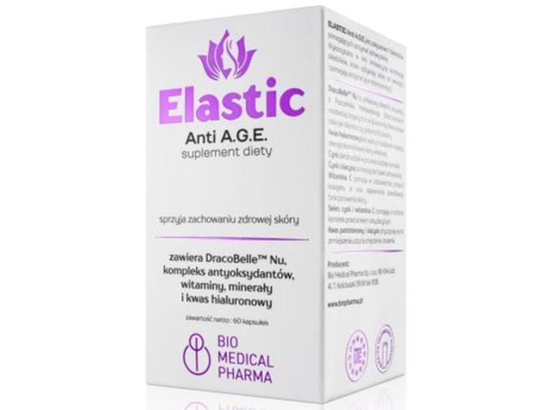 ELASTIC Anti AGE dietary supplement, anti aging process UK