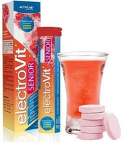 ElectroVit Senior raspberry flavor x 20 potassium effervescent tablets UK