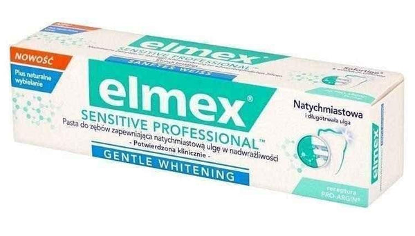 ELMEX Sensitive Profesional Gentle Whitening toothpaste UK