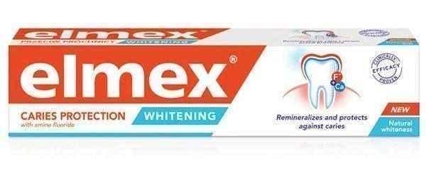 Elmex toothpaste against caries whitening 75ml UK