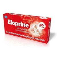 Eloprine 0.5g × 20 tablets, inosine pranobex UK