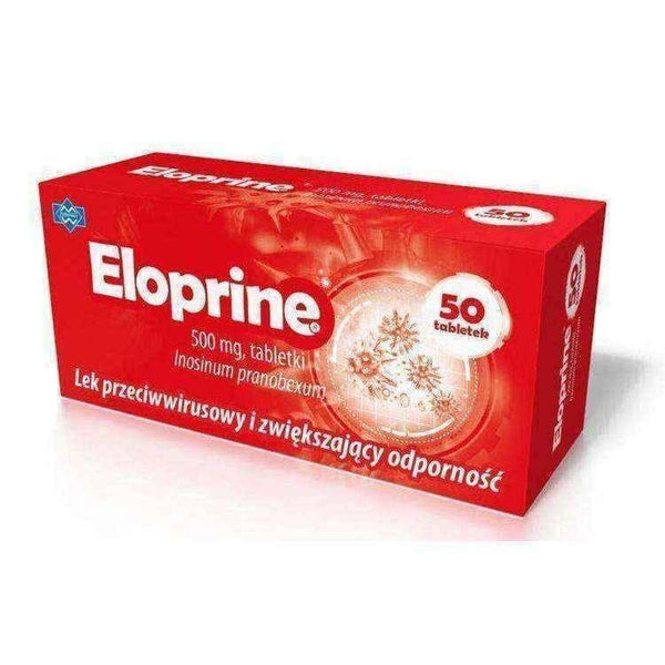 Eloprine 0.5g × 50 tablets, inosine pranobex UK