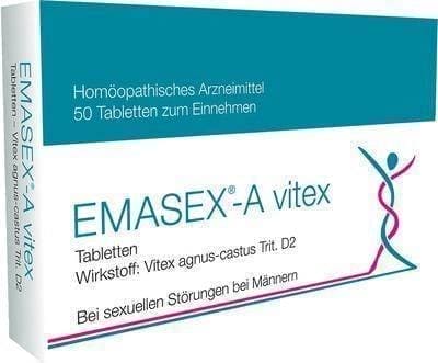 EMASEX-A Vitex tablets 50 pc, Vitex agnus-castus, sexual disorders in men UK