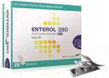 Enterol 250mg x 20 capsules, Saccharomyces boulardii yeast, cncm i-745 buy UK