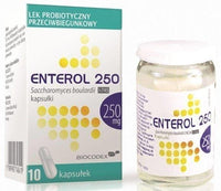 Enterol x 10 capsules, enterol 250 mg, cncm i-745 UK