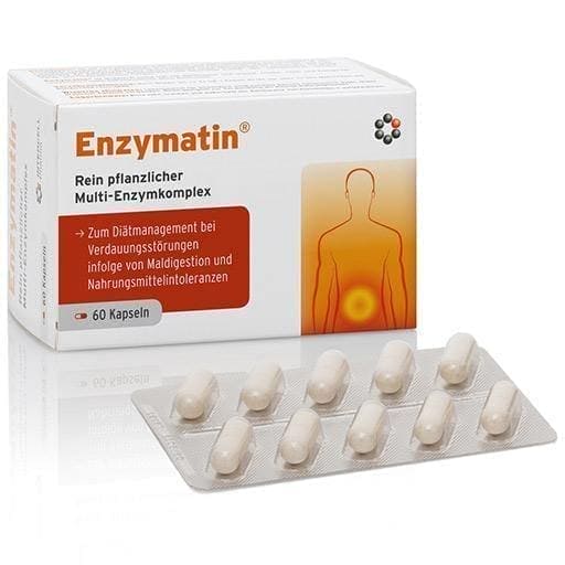ENZYMATIN maldigestion capsules 60 pcs UK