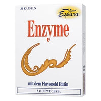 ENZYME Capsules, Dietary supplement with enzymes and rutin UK