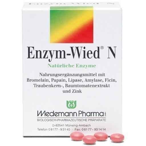 ENZYME WIED N coated tablets 500 pcs digestive enzymes UK
