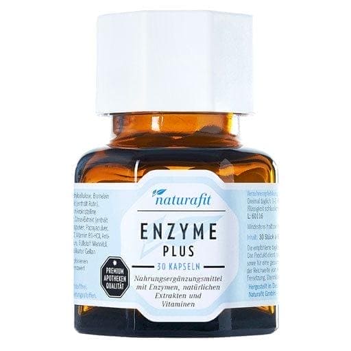 ENZYMES NATURAFIT, Enzyme Plus capsules UK