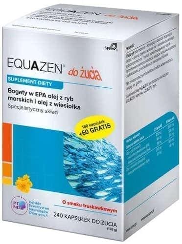 Equazen omega 3 chewable capsules x 240 pieces UK