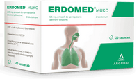 Erdomed Muko 20 sachets, paranasal sinuses, larynx, trachea UK