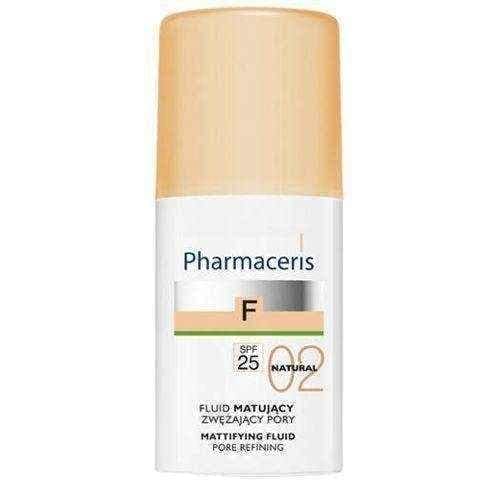 ERIS Pharmaceris F Fluid matting pores 02 Natural SPF25 30ml UK