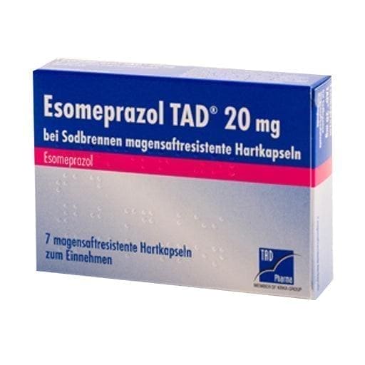 ESOMEPRAZOLE TAD 20 mg for heartburn UK