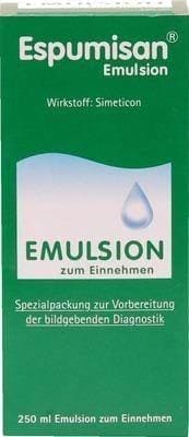 ESPUMISAN emulsion for imaging diagnostics 250 ml UK