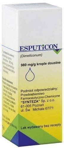 ESPUTICON drops 5g intestinal gas, flatulence, aerophagy UK