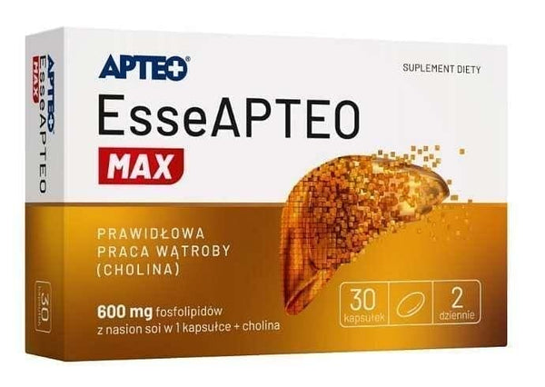 EsseAPTEO Max, choline, soybeans phospholipids, liver care UK