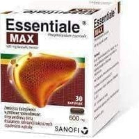 ESSENTIALE MAX 600mg N30 caps. Fatty Liver Detox Regeneration Diseases Treatment SANOFI UK