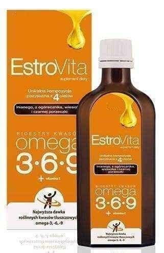 EstroVita liquid 250ml, Omega-6, Omega-9, linolenic acid gamma UK