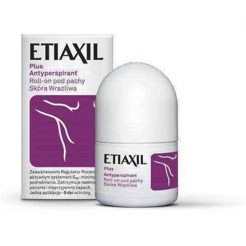 ETIAXIL Plus antiperspirant armpits roll-on 15ml UK