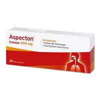 Eucalyptus oil, ASPECTON Eukaps 200 mg soft capsules UK