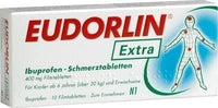 EUDORLIN extra ibuprofen pain tablet. 10 pc UK