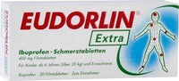 EUDORLIN extra ibuprofen pain tablets 20 pc UK