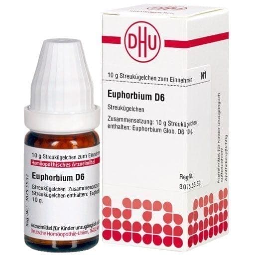 EUPHORBIUM D 6, breathing difficulties, asthma, bronchitis, hay fever UK