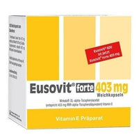 EUSOVIT forte 403 mg, dl-alpha-tocopherol acetate, vitamin E deficiency UK