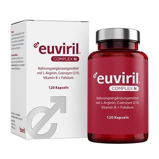 EUVIRIL complex N L-arginine, coenzyme Q10, vitamin B folic acid UK