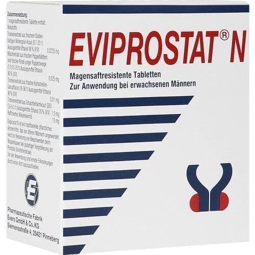 EVIPROSTAT N gastro-resistant tablets 100 pcs UK