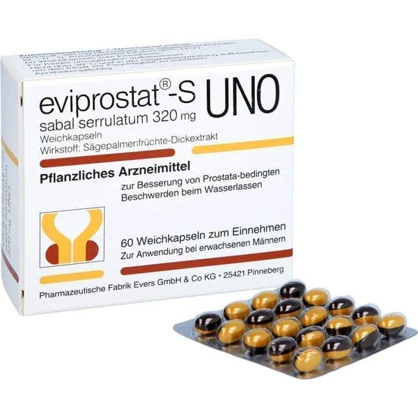 EVIPROSTAT-S sabal serrulatum 320 uno, benign prostate enlargement UK