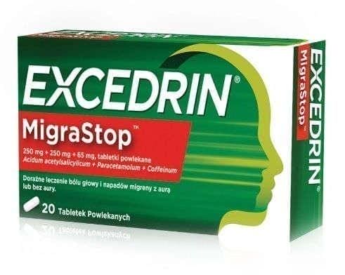EXCEDRIN Migrastop, migraine headache treatment UK
