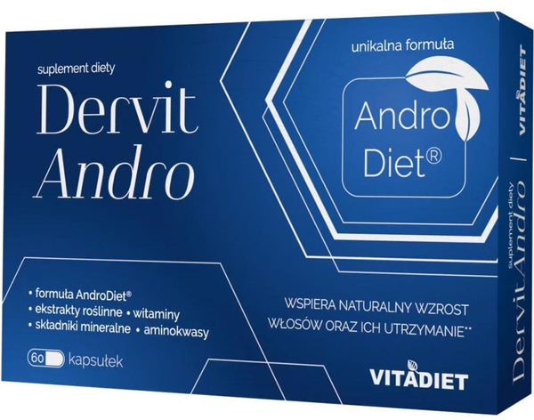 Excessive hair loss, Dervit Andro UK