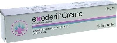 EXODERIL cream yeast infection, dermatomycose, dermatophytes UK