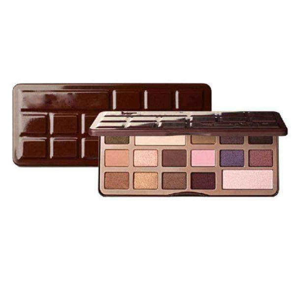 Eye Shadow Palette with Mirror Chocolate Bar 16-Color Smoked UK